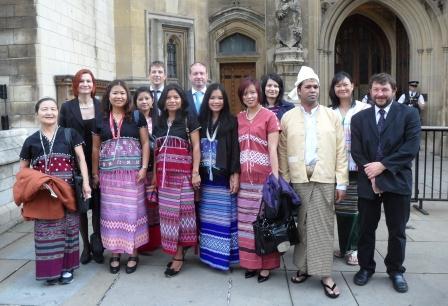 Earth Fair Collective member Rob Roussel & Burma Campaign at Parliament