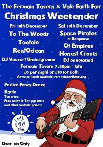 Tav and VEF Xmas Weekender Poster